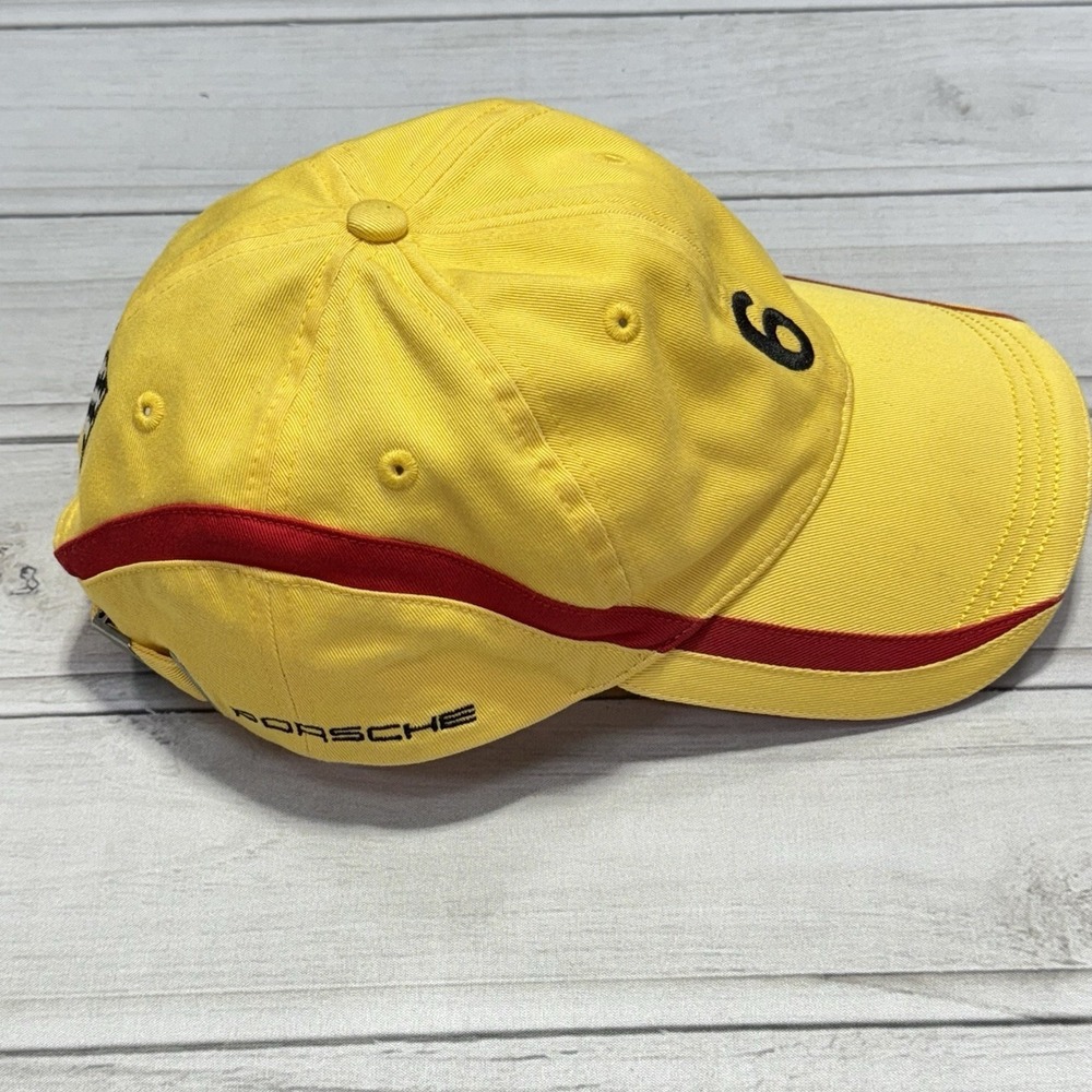 Porsche Design Hat Cap Yellow 6 Racing Driver's Selection F1 Formula One - Picture 5 of 11
